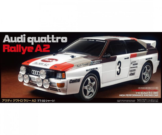 Tamiya 1:10 RC Audi Quattro Rally A2 (TT-02)