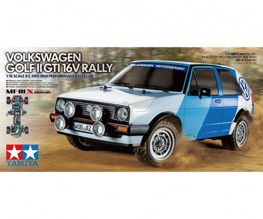 Tamiya 1:10 RC VW Golf II GTI 16V Rally MF-01X