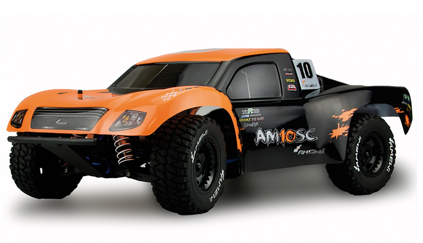 AM10SC V2 SHORT COURSE TRUCK BRUSHLESS 1:10, 4WD, RTR ORANGE SCHWARZ