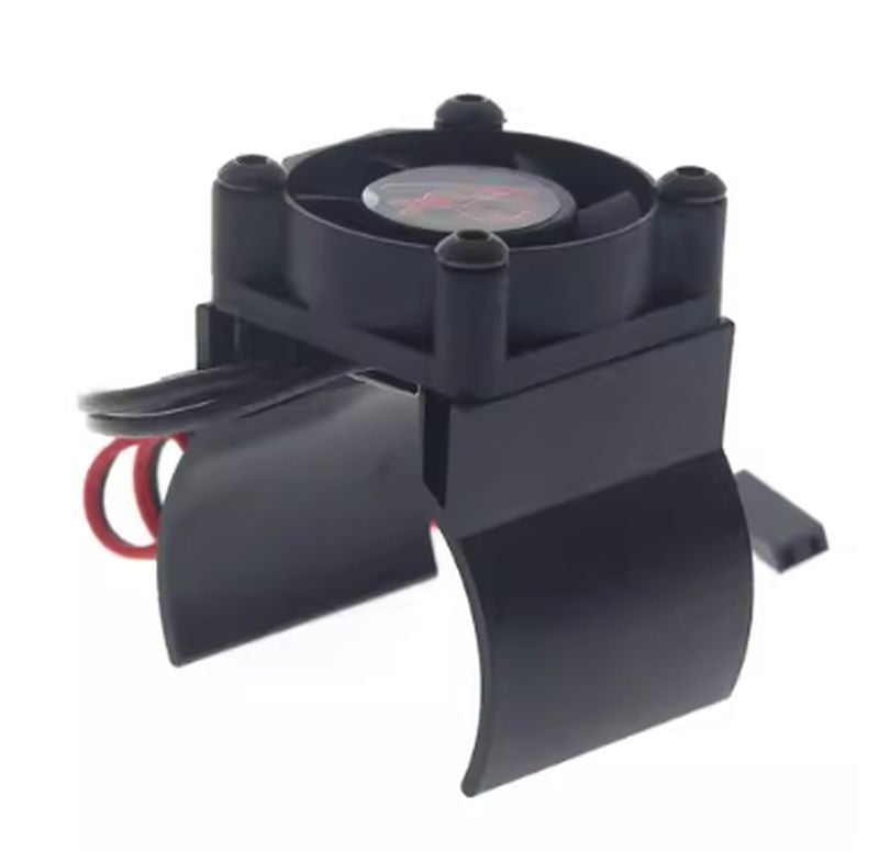 Alu Kühlkörper schwarz mit Ventilator H-SPEED
