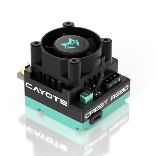 CREST RS80 BRUSHLESS-REGLER STOCK SENSORED CAYOTE FÜR 1/10