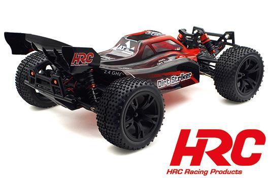 Auto - 1/10 XL Elektrisch- 4WD Buggy - RTR - HRC NEOXX - Brushless - Dirt Striker V2 ROT/SCHWARZ