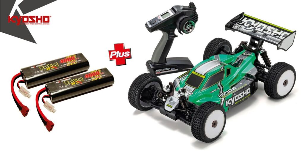COMBO Kyosho Inferno MP10e RS +Pink Performance PP3-2S4000-D (x2)