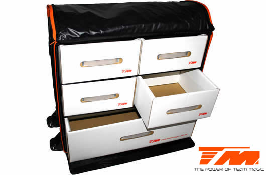 Tasche - Transport - Team Magic 1:10 - mit Kästen und Rädern
