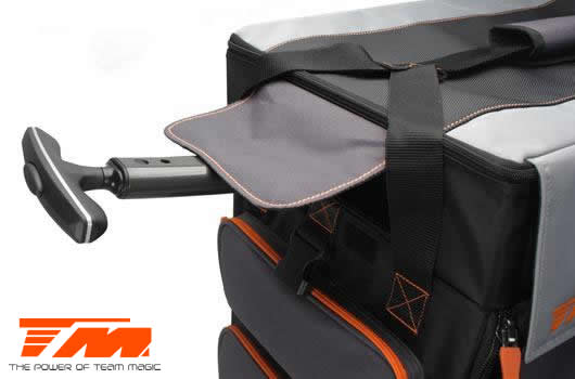 Tasche - Transport - Team Magic 1:8 F8 Supra - ohne tisch / mit Plastik Kästen und Rädern