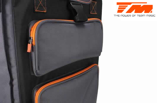 Tasche - Transport - Team Magic 1:8 F8 Supra - ohne tisch / mit Plastik Kästen und Rädern