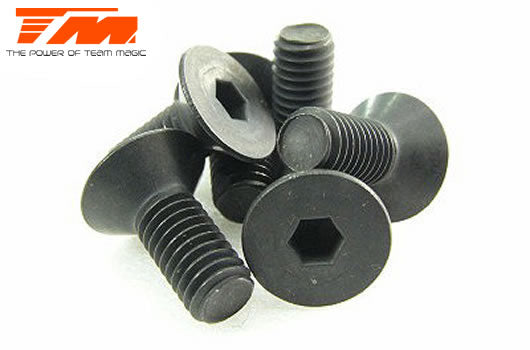 Schrauben - Senkkopf - Hex (Allen) - M5 x 12mm (6 Stk.)