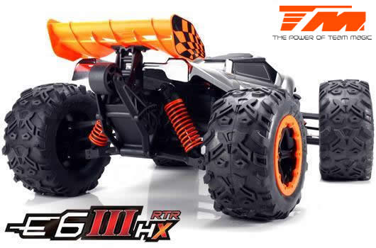 Auto - Monster Truck Elektrisch - 4WD - RTR - Brushless 2500KV - 4S -Team Magic E6 III HX