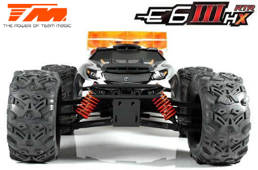 Auto - Monster Truck Elektrisch - 4WD - RTR - Brushless 2500KV - 4S -Team Magic E6 III HX