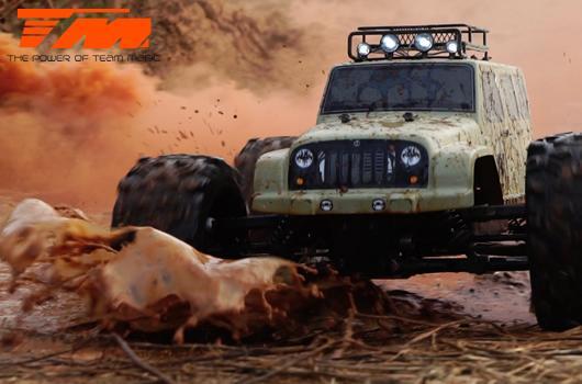Auto - Monster Truck Elektrisch - 4WD - RTR - Brushless 2250KV - 6S - Wasserdicht - TM E6 J-STAR - Desert
