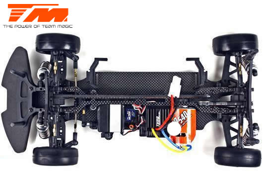 Auto - 1/10 Elektrisch - 4WD Touring - RTB Ready-To-Build - Wasserdicht - Team Magic E4JR II - 320