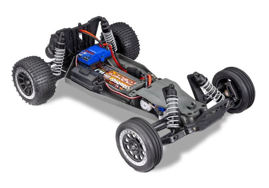 TRAXXAS Bandit rot 1/10 2WD Buggy RTR Brushed, HD, mit Akku und 4 Ampere USB-C-Lader