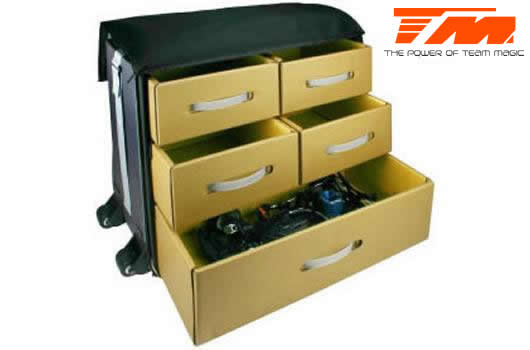 Tasche - Transport - HARD Magellan 1/10 - mit Kästen und Rädern