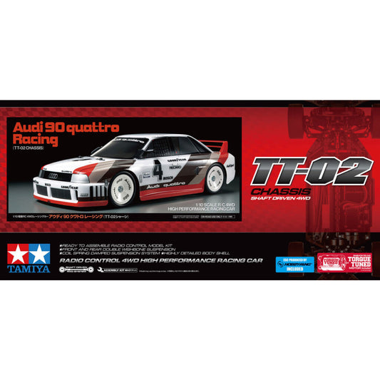 Tamiya Audi 90 quattro Racing (TT-02) Bausatz 1:10