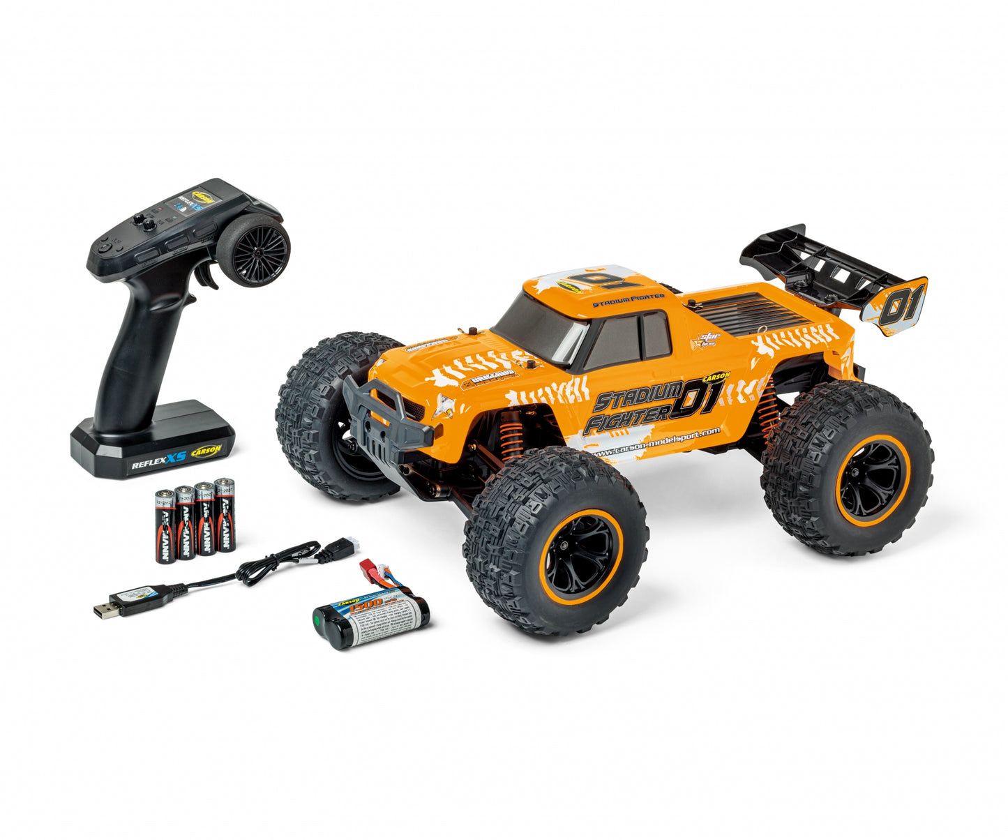 Carson 1:10 XS Stadium Fighter 100% RTR orange