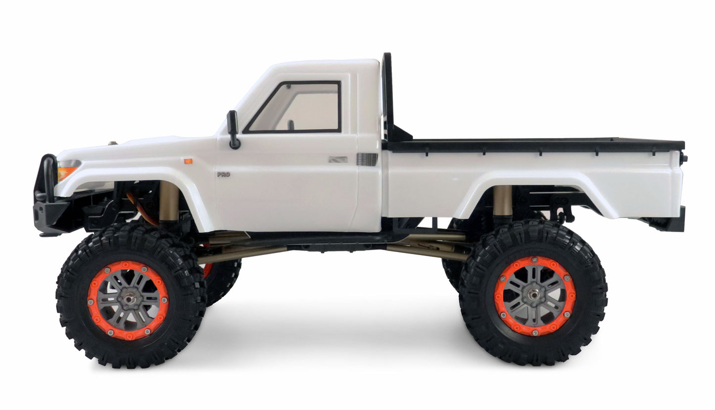 AMXROCK RCX10P SCALE CRAWLER PICK-UP, 1:10 RTR WEISS