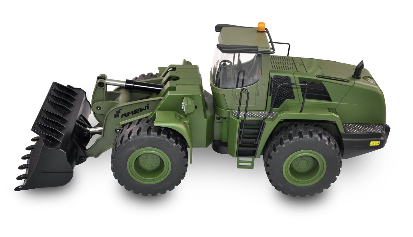RADLADER G485E ME MILITÄR 1:14 TEILMETALL RTR