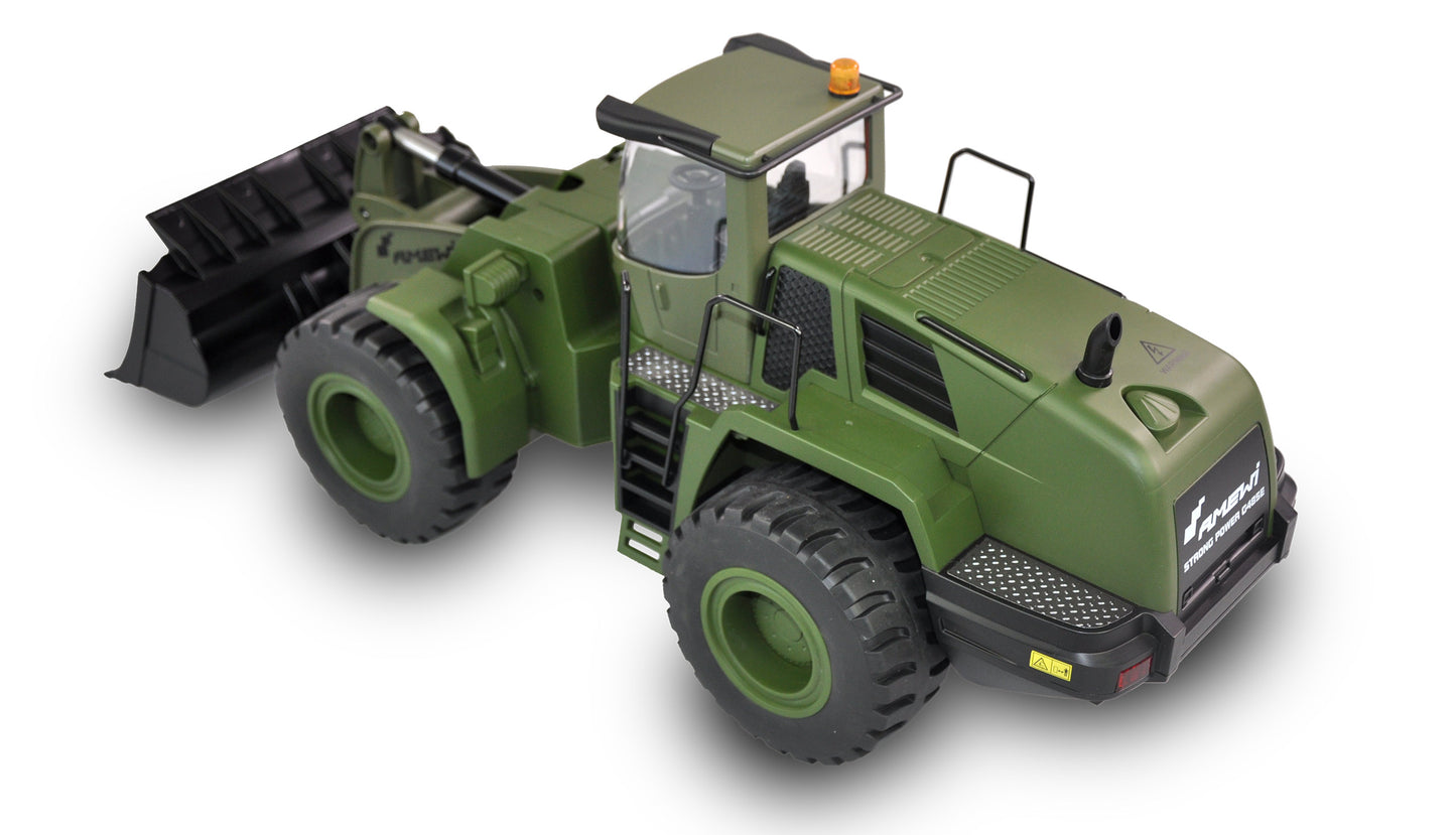 RADLADER G485E ME MILITÄR 1:14 TEILMETALL RTR