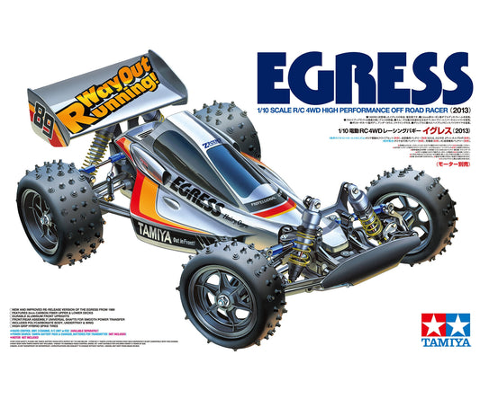 Tamiya 1:10 RC Egress (2013) 4WD LWA 1989