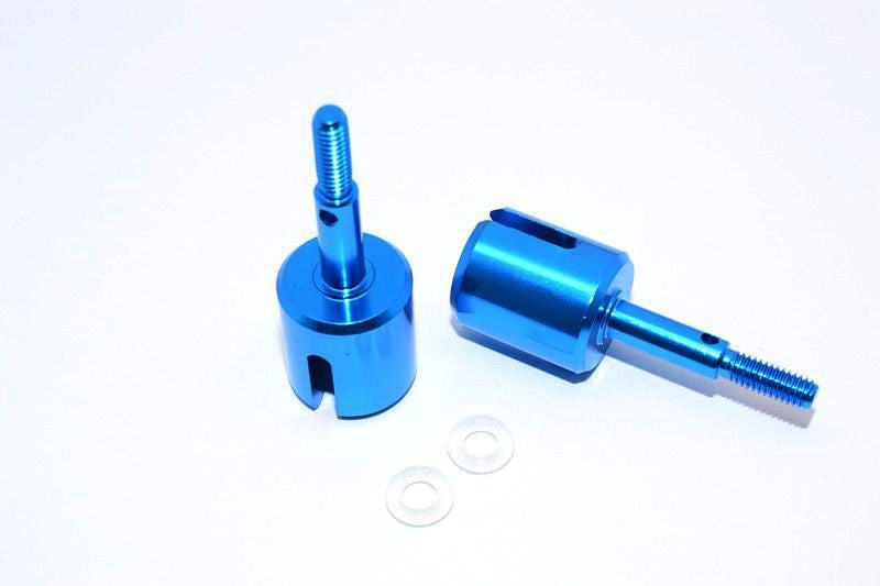 Aluminium Radachse blau GPM Tamiya DT03