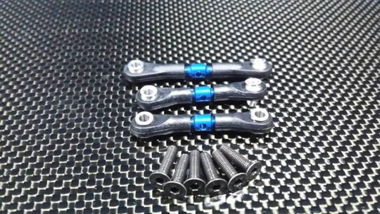 Aluminium Spurstangen mit Kugelpfannen blau GPM Tamiya TT02
