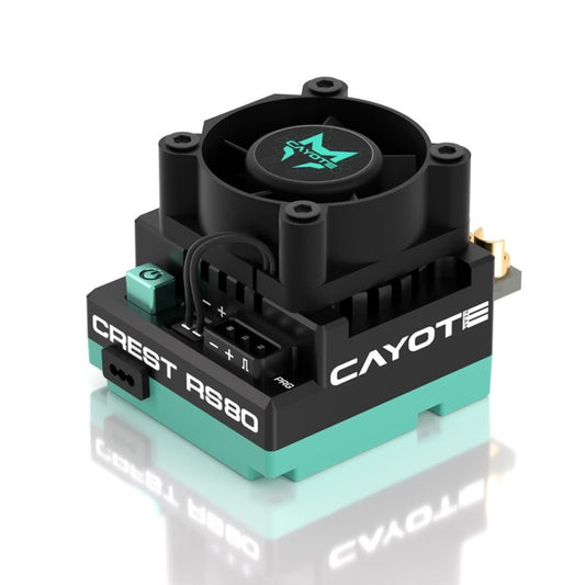 CREST RS80 BRUSHLESS-REGLER STOCK SENSORED CAYOTE FÜR 1/10