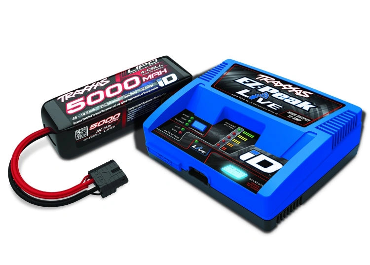 Traxxas Charger EZ-Peak Live 12A & 4S 5000mAh LiPo Combo