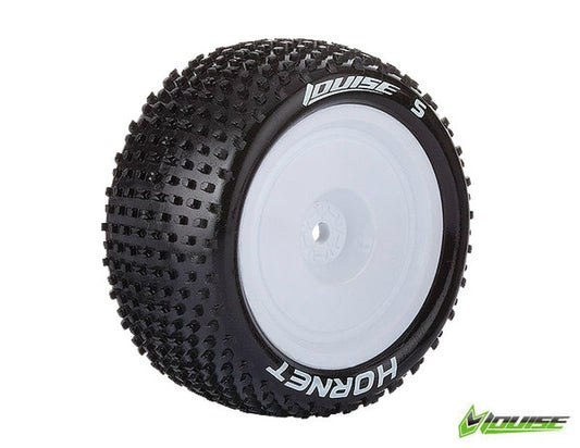 E-Hornet Reifen supersoft auf 2.2 Felge weiß 12mm (2) LOUISE 1/10 Elektro Buggy 4WD hinten *J*