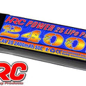 Akku - LiPo 2S - 7.4V 2400mAh 50C No Case  RC Car Micro - Ultra T (Dean's Kompatible) Stecker 102x35x20mm