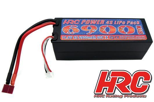 Akku - LiPo 4s HARDCASE - 14.8V 6900mAh 60/100C - Ultra T - 138mm*48*47
