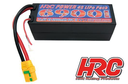 Akku - LiPo 4s HARDCASE - 14.8V 6900mAh 60/100C - XT90AS - 138mm*48*47