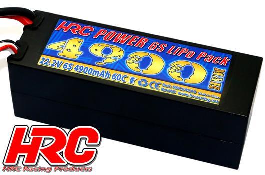 Akku - LiPo 6S - 22.2V 4900mAh 60C/110C - Hard Case - Ultra-T Stecker 138x46x48mm