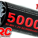 Akku - 1 Zell - 1.2V 5000mAh (10 Stk Bulk Pack)