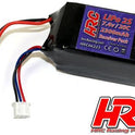 Akku - LiPo 2S - 7.4V 2300mAh 20C - No Case - Empfänger Akku - Hump Style - JR Stecker 33.5*32*55mm