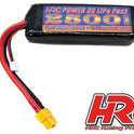 Akku - LiPo 3S - 11.1V 2500mAh 40C - No Case - XT60 - 102x35x24mm
