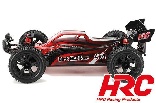 Auto - 1/10 XL Elektrisch- 4WD Buggy - RTR - HRC NEOXX - Brushless - Dirt Striker V2 ROT/SCHWARZ