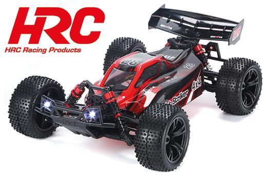 Auto - 1/10 XL Elektrisch- 4WD Buggy - RTR - HRC NEOXX - Brushed - Dirt Striker V2 ROT/SCHWARZ