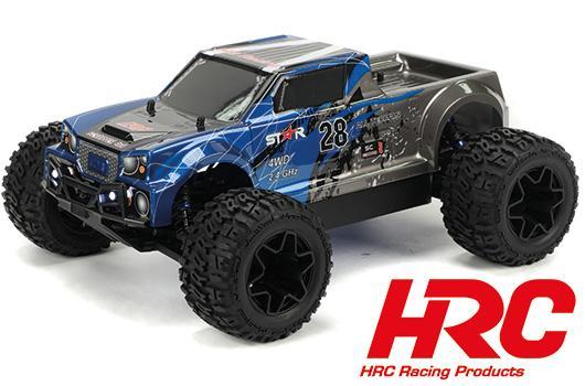 Auto - 1/10 XL Elektrisch- 4WD Pickup Truck - RTR - HRC NEOXX - Brushed - Scrapper V2 BLAU/SCHWARZ