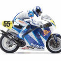 KYOSHO MOTO HANGING ON RACER S.R.T. SUZUKI RGV 1992 1:8 KIT