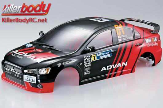 Karosserie - 1/10 Touring / Drift - 190mm - Mitsubishi Lancer Evolution X - Racing lackiert