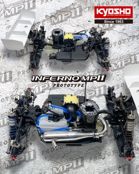KYOSHO INFERNO MP11 1:8 4WD RC NITRO BUGGY KIT