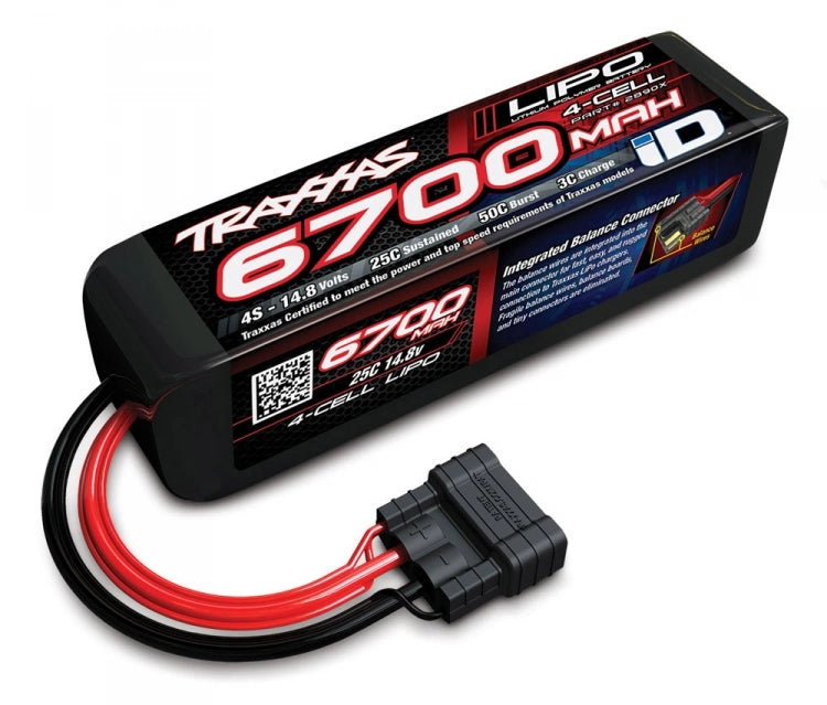Traxxas Li-Po Battery 4S 14,8V 6700mAh 25C iD-connector