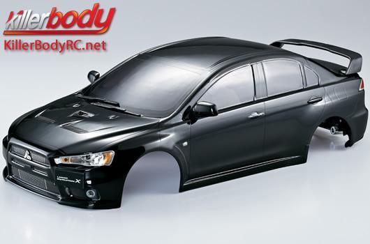 Karosserie - 1/10 Touring / Drift - 190mm - Mitsubishi Lancer Evolution X - Schwarz