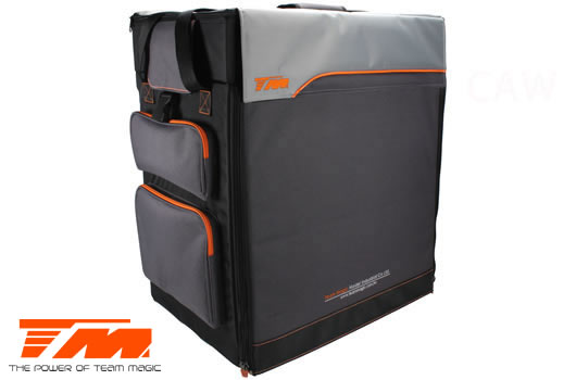 Tasche - Transport - Team Magic 1:8 F8 Supra - mit Plastik Kästen und Rädern
