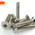 Schrauben - Senkkopf - Hex (Allen) - M3 x 15mm (6 Stk.)