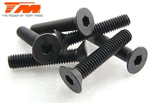 Schrauben - Senkkopf - Hex (Allen) - M3 x 16mm (6 Stk.)