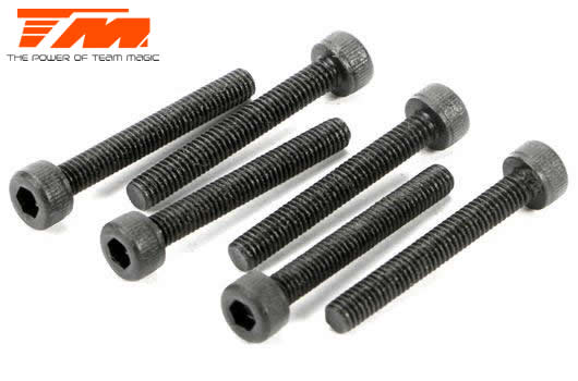 Schrauben - Zylinderkopf - Hex (Allen) - M3 x 22mm (6 Stk.)