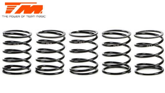 Dämpferfedern - 1/10 Touring - PRO Progressive Set - 14x22.5x1.4mm (5 Paar)