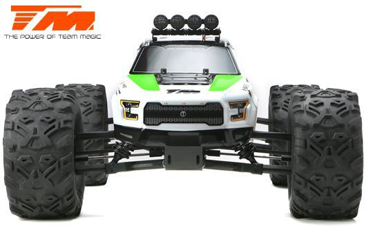 Auto - Monster Truck Elektrisch - 4WD - RTR - Brushless 2250KV - 6S - Wasserdicht - TM E6 RAPTOR - Schwarz/Gr¸n