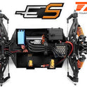 Auto - 1/10 Monster Truck Elektrisch - 4WD - RTR - Brushless- Team Magic E5 - Silver Karosserie